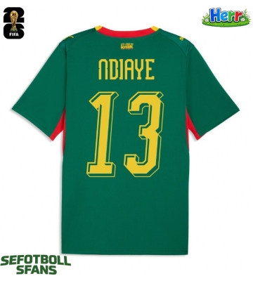 Senegal Iliman Ndiaye #13 Bortatröja VM 2026 Kortärmad